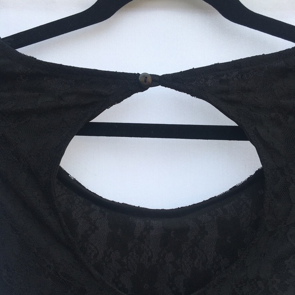 Streetwear Society Dress Womens Small Little Black Lace Sleeveless Scoop Neck - Picture 13 of 13